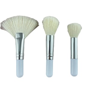 Brosse en laine synthétique pour masque facial Brosse <span class=keywords><strong>de</strong></span> maquillage moussante pour le visage utilisée avec un nettoyant pour le visage en forme d'éventail - Product Image 5