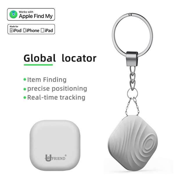 Smart GPS Tracker Locator Key Finders with Replaceable Battery Smart Tag Item Finder for Luggage Find My IP67 Personal Use