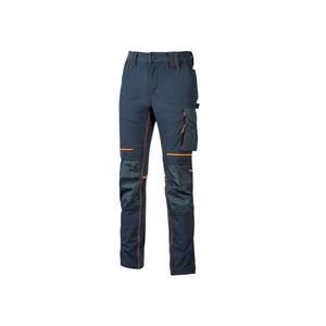 Pantalones DE TRABAJO ajustados Atom Deep Blue para hombre, pantalones de trabajo EAN 8033546418420, PANTALONES DE TRABAJO DE CARGA, pantalones de trabajo, 1/2" - Product Image 1