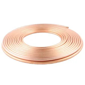 Customized Sizes Refrigeration 3/8 1/4 1/2 Copper Coil Copper Pipe Air Conditioner Pancake Copper Pipe