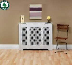 2021 MDF Radiator Cover Heating Cabinet with a Matte Finish Living Room Furniture Decor White Adjustable Radiator Covers