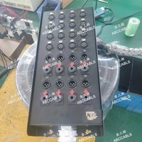 Câble audio multipaire professionnel personnalisé à conducteurs en cuivre nu torsadé, gaine PVC, pour scène, avec connecteurs XLR/TRS