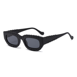 Jamie L2507 Square Frame Sunglasses Black UV400 Protection Unisex Cycling Driving Outdoors - Product Image 1