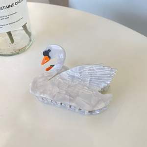 Varios pájaros Acetic Claw Clip Cisne Búho Pavo Real Hairclip Lady Shark Clip - Product Image 2