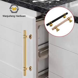 Multi Size Hole Space Cabinet Bar Handle Textured Aluminum <strong>Drawer</strong> Pull for Closet Dresser Storage Cabinet - Product Image 4
