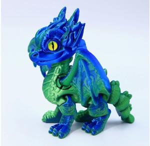 Alas de Dragón Occidental Impresas en 3D, Lindas y Retráctiles, con Articulaciones Móviles, Modelo de Juguete de Cristal, Adornos para Coche para Niños - Product Image 6