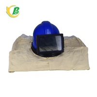 Nouveau casque de sablage Tongbao Blast Safety en ABS et toile, avec cape, capuche et chemise