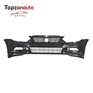 Paraurti Anteriore Topzonauto Verniciabile per VW <span class=keywords><strong>Passat</strong></span> B8 2015-2019 OEM 561807217BGRU Nero con Labbro Diffusore Spoiler Montaggio Diretto - Product Image 4