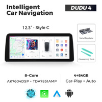 Mekede 4G Lte emplacement pour carte externe + WIFI nouveau système Dudu 7 12.3 pouces prise en charge de la navigation automobile intelligente DSP GPS WIFI