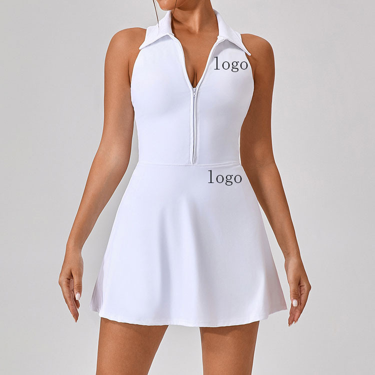 2025 Spring New Tight Fitting High Waist Sports Dress Women Running Golf Tennis Fitness Yoga Dress