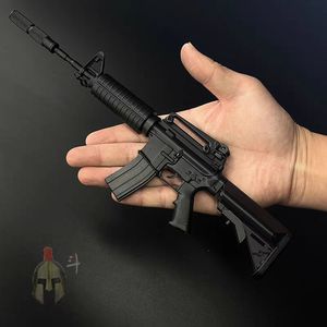 Esclusivo per Europa e America: Modello in Miniatura <span class=keywords><strong>AR</strong></span> 15 in Scala 1:3, Kit di Montaggio in Metallo Pressofuso, Replica di Arma in Metallo - Product Image 4