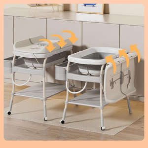 <span class=keywords><strong>Table</strong></span> de soins pour bébé <span class=keywords><strong>pliable</strong></span> à vente chaude, hauteur réglable pour le changement de couches - Product Image 5