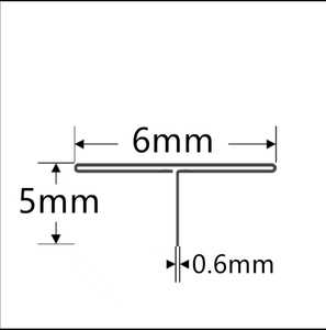 Profils <span class=keywords><strong>en</strong></span> forme de <span class=keywords><strong>T</strong></span> <span class=keywords><strong>en</strong></span> acier inoxydable 304 PVD 15mm pour garniture de carrelage <span class=keywords><strong>en</strong></span> forme de <span class=keywords><strong>T</strong></span> décorative murale - Product Image 4