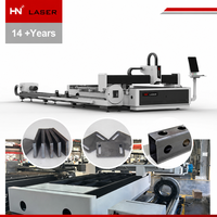 Machine de découpe laser à fibre 12000W pour profilés ronds, carrés, angulaires et en U, avec capacité de découpe de plaques et de tubes