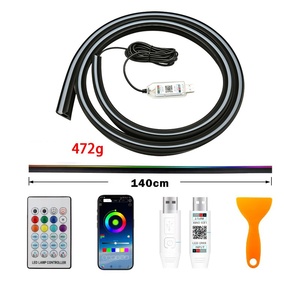 Tira de Luz LED Acrílica GZYNX para Interior, Insonorizante, con Instalación USB, Luz Ambiental Fluida, Color Deslumbrante - Product Image 6