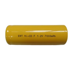 סוללת EWT 2025 אספקת סוללות ניקל-קדמיום 1.2V 8000mAh דגם F8000 גודל F/D ראש שטוח -20~70C - Product Image 3