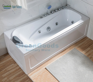 Baignoire de Massage intérieure japonaise pour une personne, frap, blanc, Jet acrylique, tourbillon - Product Image 3