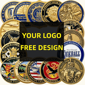 Pièce de monnaie personnalisée en métal bronze avec logo imprimé UV en émail souple, pour la Réserve Nationale, style Challenge Coin - Product Image 3