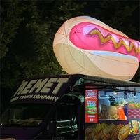 Hot-dog gonflable géant, saucisse et pain réalistes pour festivals culinaires, activation de marque, événements de street food et magasins