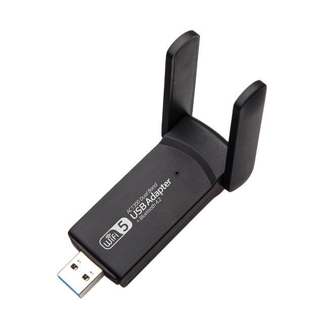 USB Wifi Bluetooth 2-in-1 USB3.0 Realtek 8822BU Network Card 1300M Dual Band USB Adapter + Bluetooth 4.2