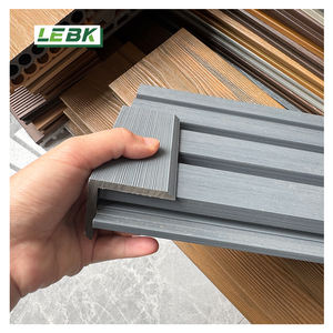 Panneau WPC Great Wall pour décoration intérieure et extérieure, panneau acoustique cannelé moderne, imperméable et ignifuge, grille de canalisation - Product Image 2