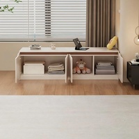 Armoire de rangement commerciale moderne et minimaliste en contreplaqué, réglable en hauteur, avec tiroirs verrouillables, multifonctionnelle pour l'école, la maison et le bureau