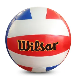 Groothandel Soft Touch Materiaal Gesmolten Volleybal Fabriek Aangepaste Lage Prijs Kleverige Doelbal Rubber Volleybal