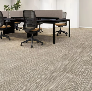 Dày Văn Phòng Thương Mại Văn Phòng Polypropylene Thảm Gạch PVC Ủng Hộ 50x50Cm Vuông Gạch Thảm - Product Image 1