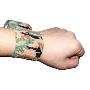 Pansement auto-adhésif Master 5cmx4.5m, imperméable, respirant, pour premiers secours en extérieur, motif camouflage, bande hémostatique - Product Image 2