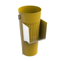 Glissière de déchets pour la construction, glissière de toiture, glissière à déchets, glissière à ordures, exportation USA Moyen-Orient 580 mm