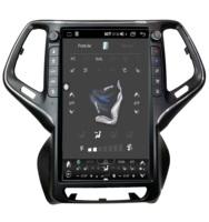 Estéreo para Auto con Pantalla Táctil Vertical de 13.6 Pulgadas, Android, Inalámbrico, 4G, Carplay, Navegación GPS, para Jeep Cherokee 2014 2015 - 2021