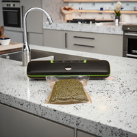 QH-61 Mini-scellant sous vide compact pour la maison Machine à sceller sous vide manuelle pour la conservation des aliments à la maison avec sac Cutter sacs sous vide