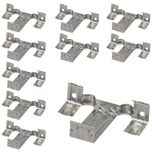 Uisolar 30mm 35mm SUS304 PV mô-đun nước hướng dẫn kẹp nhựa panel năng lượng mặt trời nước cống Clip panel năng lượng mặt trời làm sạch thoát nước Clip - Product Image 1