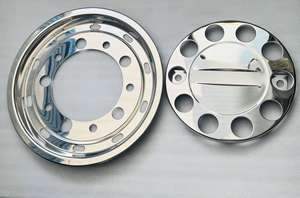 Karno Bon Prix Pièces de <span class=keywords><strong>Camion</strong></span> Européennes 22.5 "S/S 10 HandHoles PCD 335mm Enjoliveur de Roue pour MB VL DF RVI MN SC - Product Image 2