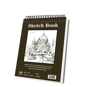 XinyiArt Supply 9 "X 12" Top Espiral Bound Sketch Book Pad Acid Free Art Sketchbook Dibujo artístico Papel de pintura para principiantes - Product Image 6