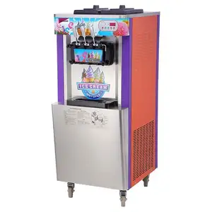 Liquid Nitrogen Tank Ice Cream Machine Best Selling Express Automatic Fill Small Electro Freeze Price Korean Display Board