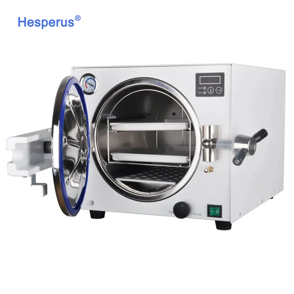 Hesperus A + alta calidad China Clase N Autoclave Dental de vapor portátil 18l / 23l Mslpsh03