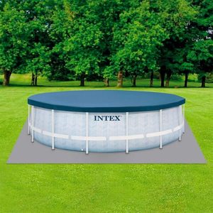 <span class=keywords><strong>Piscina</strong></span> <span class=keywords><strong>INTEX</strong></span> 26746 Familiar para Niños, <span class=keywords><strong>Piscina</strong></span> Grande de PVC para Exteriores, Estructura Prismática, Redonda, 4.88m X 1.22m, Fácil de Instalar - Product Image 4