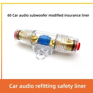 Modèle chaud Mini ANL porte-<span class=keywords><strong>fusible</strong></span> automatique 4 ~ 8GA en alliage de Zinc 60A bloc de fusibles AFS Transparent pour voiture Audio nouvel état - Product Image 6