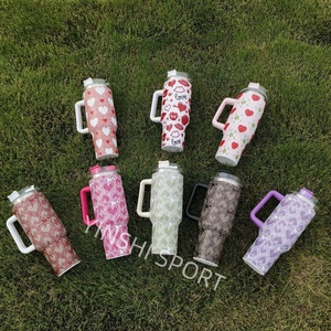 San valentino boccale isolato sottovuoto in acciaio inox con coperchio bottiglia personalizzata a doppia parete borraccia da viaggio con rivestimento in polvere G - Product Image 1