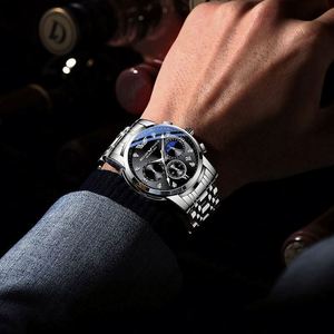 Montre Sport Digitale Lumineuse pour Femme 13ème Génération, Étanche 3 ATM, Mesure de Température, en Alliage Or Blanc et Acier Inoxydable - Product Image 3