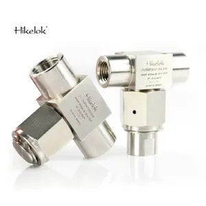 High pressure 6000 psi stainless steel 7/ 15/40/ 60/90 micro 1/8'' 1/4'' NPT OD instrumentation filter T-type oil gas filter