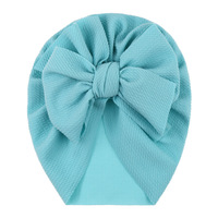 Chapeaux turban doux avec nœud beignet pépinière hôpital casquettes bonnets bonnets pour bébé filles nouveau-nés nourrissons tout-petits
