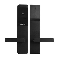 HUNE Smart Electronic Rfid Key Card Cerradura de puerta de hotel Hospitality Cerradura de puerta sin llave con software