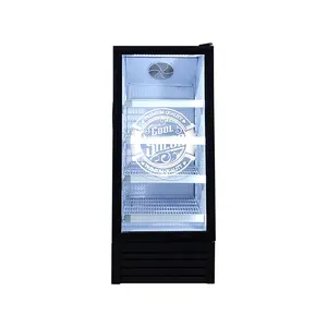 Meisda 190L हवा ठंडा शोकेस कूलर फ्रिज पेय प्रदर्शन रेफ्रिजरेटर