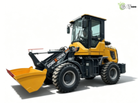 Nuova Pala Gommata Compatta Dongcheng 928 con Motore Kubota, EPA EURO 5, Carico Nominale 1,5 Tonnellate con Benna per Allevamenti e Fattorie