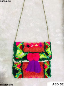 Sacs à bandoulière exclusifs en coton dari faits à la main avec un style tendance écologique - Product Image 3