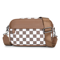 Nouveau Sac Banane Bandoulière à Carreaux 2026 de Haute Qualité – Sac Ceinture Décontracté en Nylon pour Randonnée, Cyclisme et Activités de Plein Air