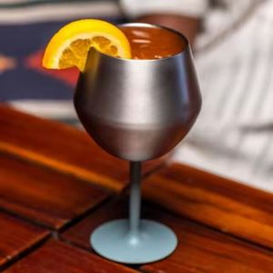 Customized Logo Insulated Stainless Steel 304 Wine Glass Tumbler Party - Product Image 3