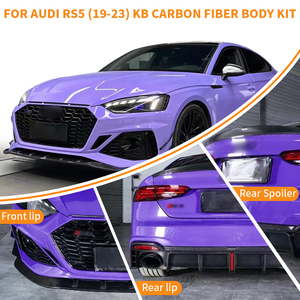 Kit Carrozzeria per <span class=keywords><strong>Audi</strong></span> RS5 2019-2023 Stile KB in Fibra di Carbonio: Labbro Anteriore, Minigonne Laterali, Diffusore Posteriore, Spoiler Posteriore, Parti Auto - Product Image 4